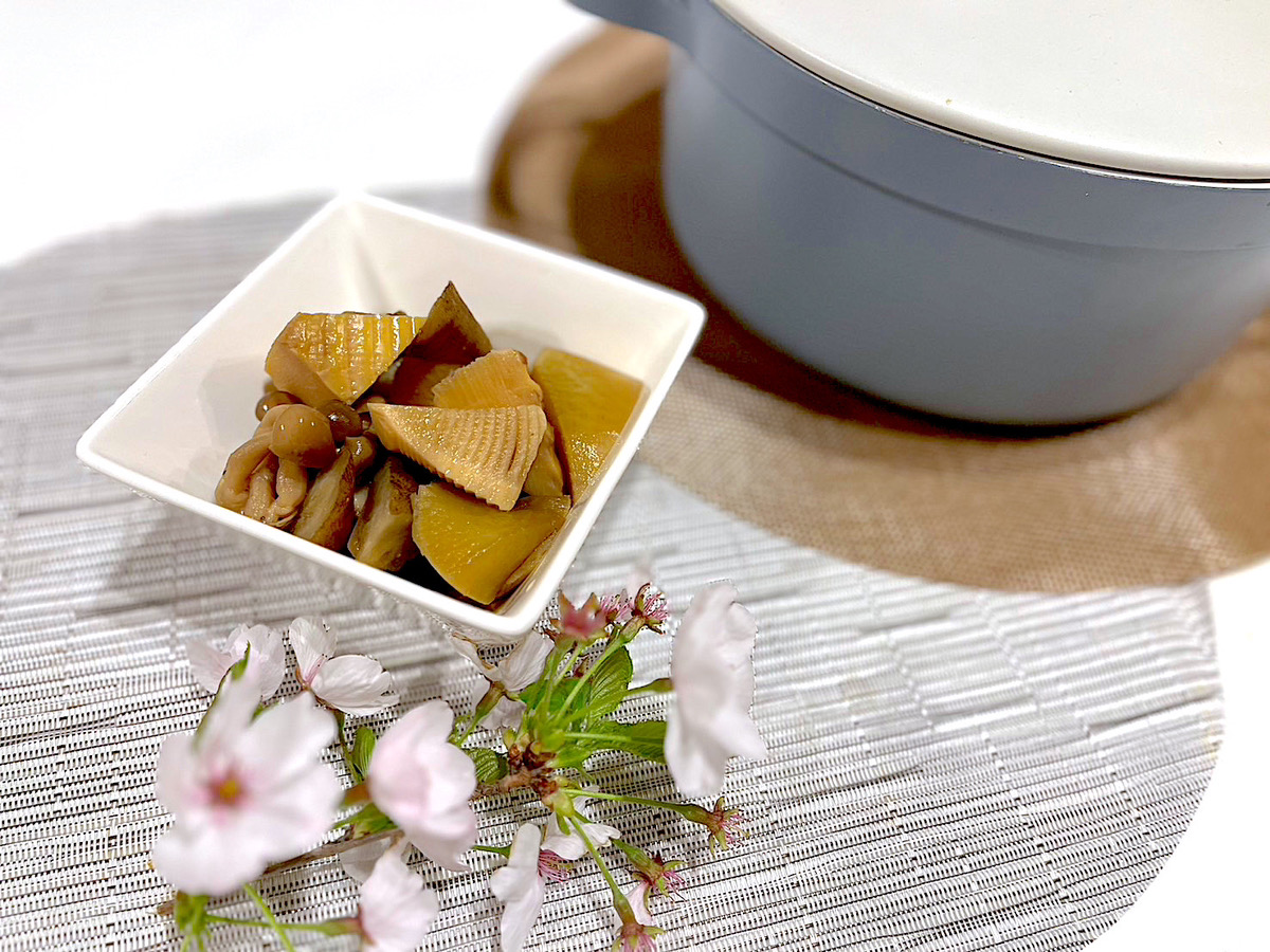 たけのこは無水調理鍋で簡単・美味しくあく抜き